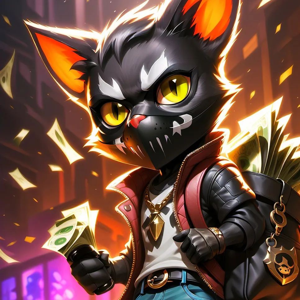 chat with ai character: Robber cat