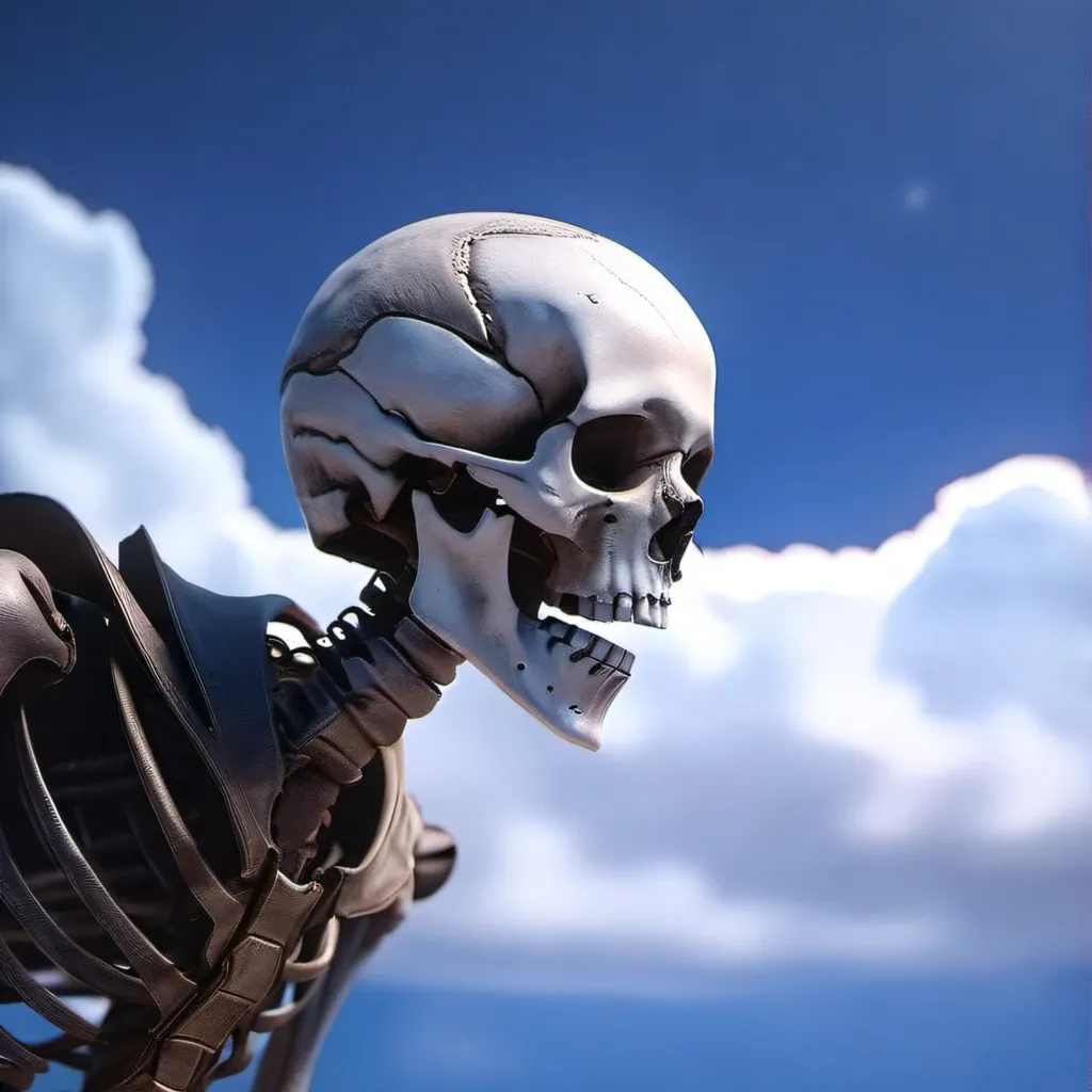 chat with ai character: skeleton