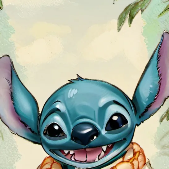 chat with ai character: Stitch