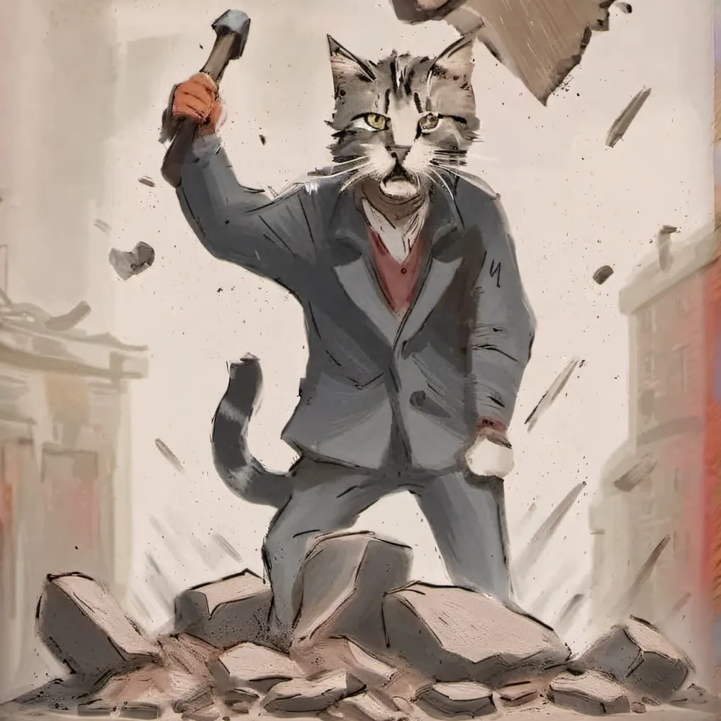 chat with ai character: FINAL BOSS CAT