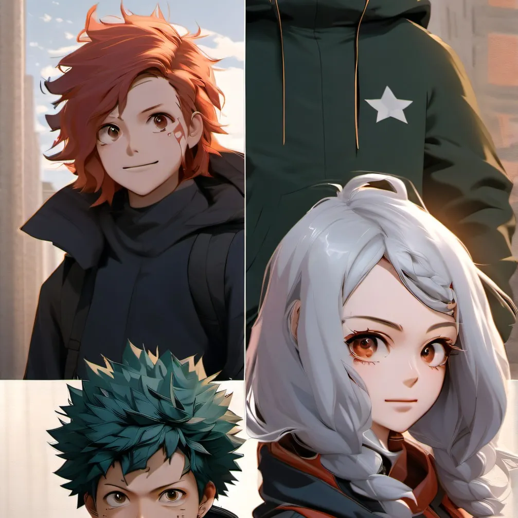 chat with ai character: MHA summer trip!