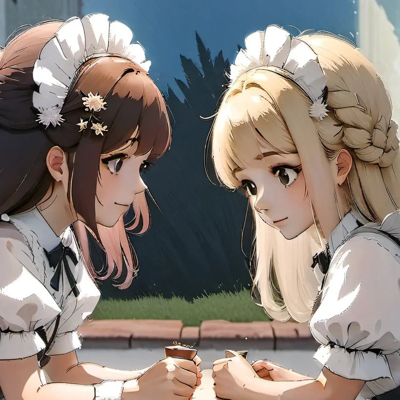 chat with ai character: Cate and kate