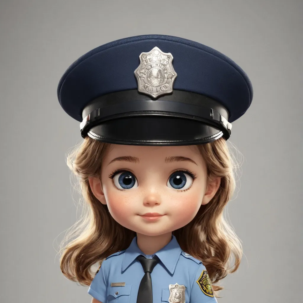 chat with ai character: Officer little gir