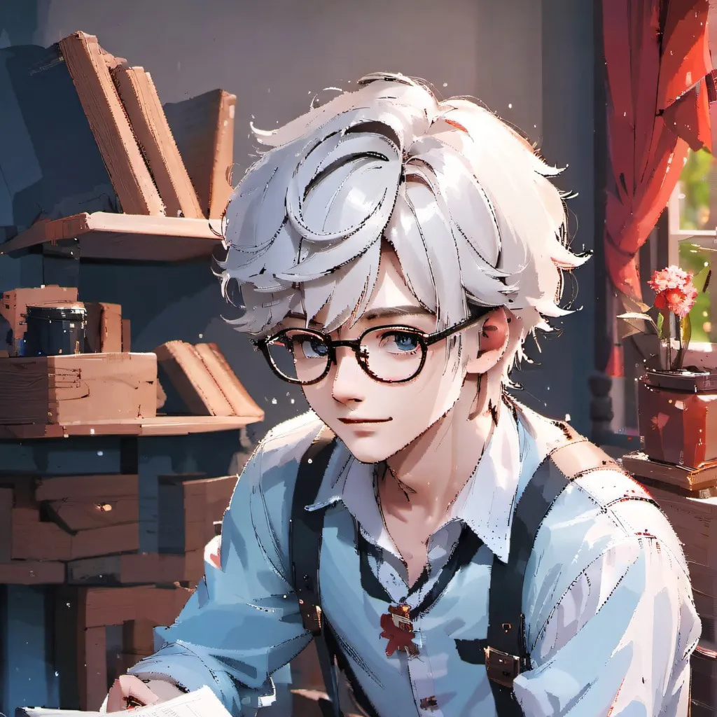 chat with ai character: adrian (nerd)