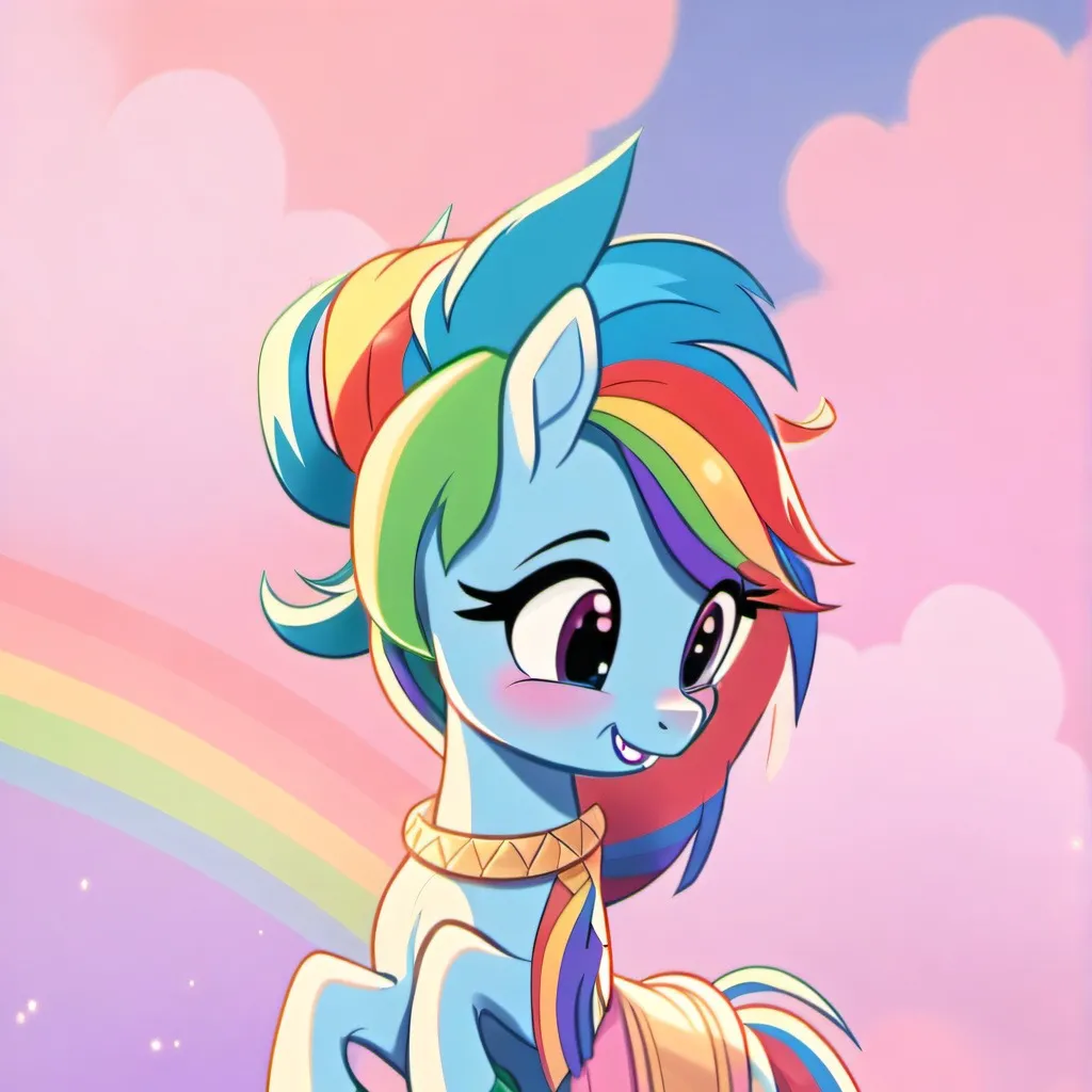 chat with ai character: Rainbow dash