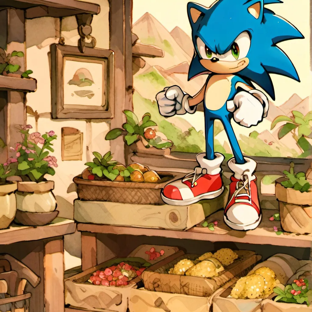 chat with ai character: sonic