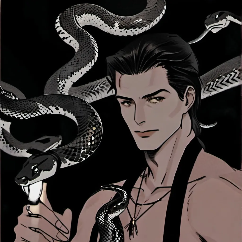 chat with ai character: Snake king