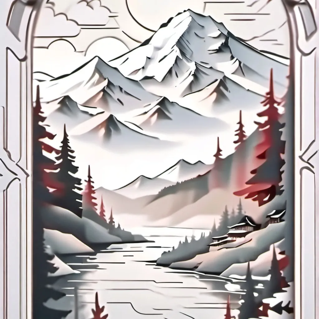 chat with ai character: snowy forest