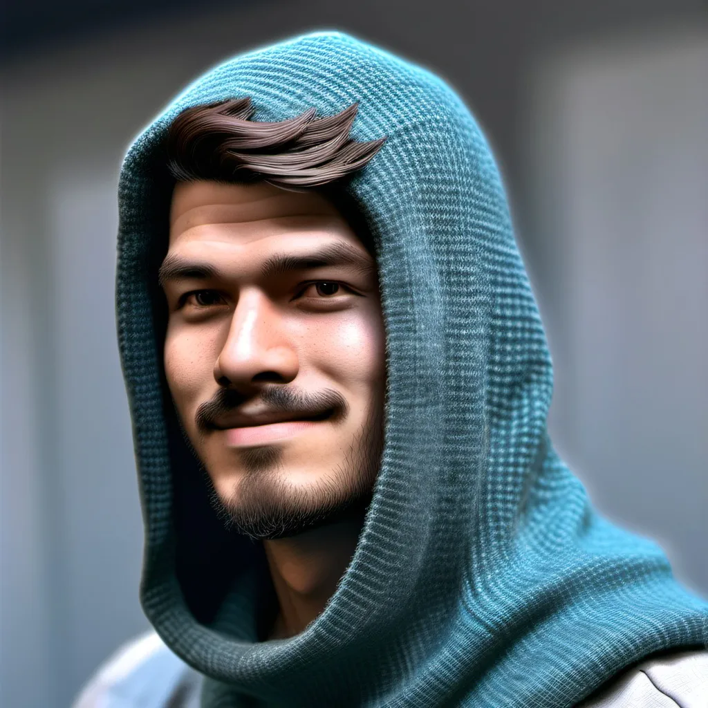 chat with ai character: Man face user