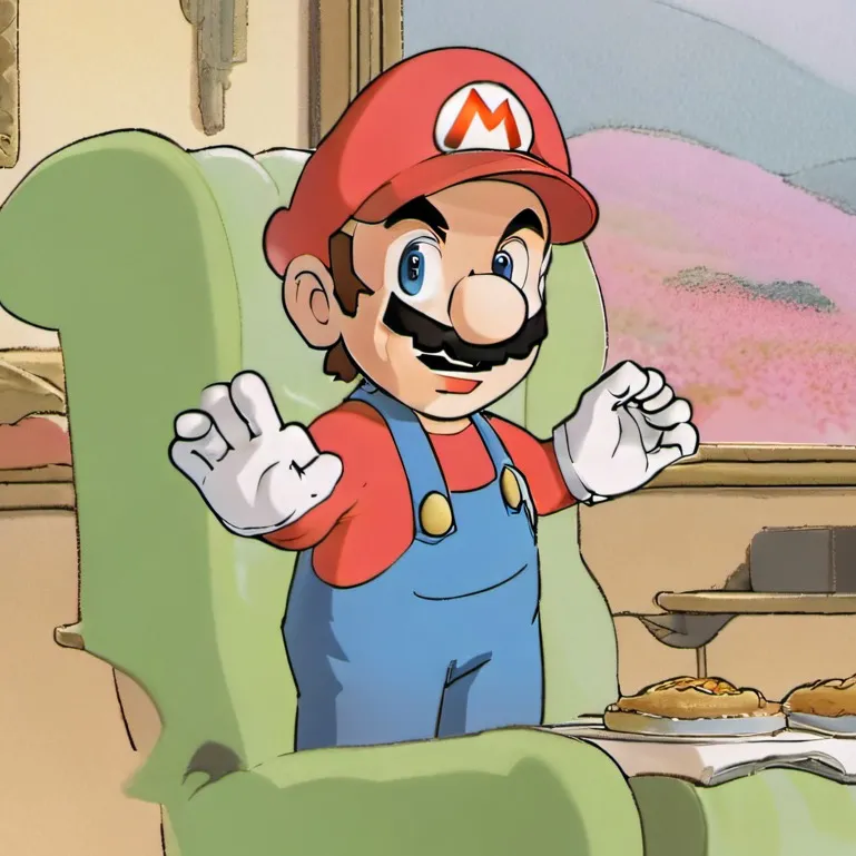 chat with ai character: Mario