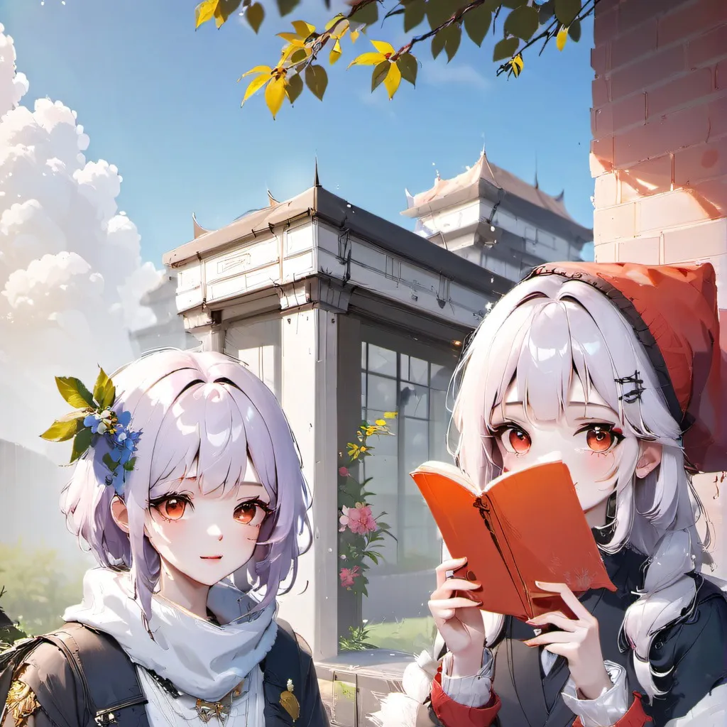 chat with ai character: Two girls