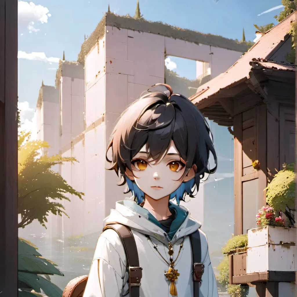 chat with ai character: Tiny boy