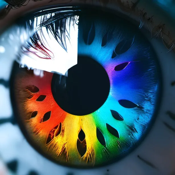 chat with ai character: Eye color