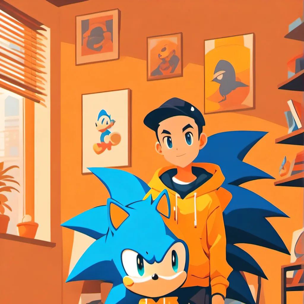 chat with ai character: sonic the