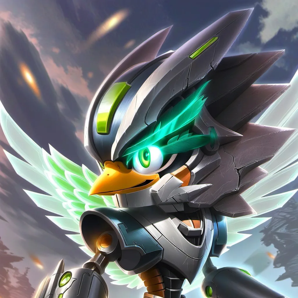 chat with ai character: Robot jet