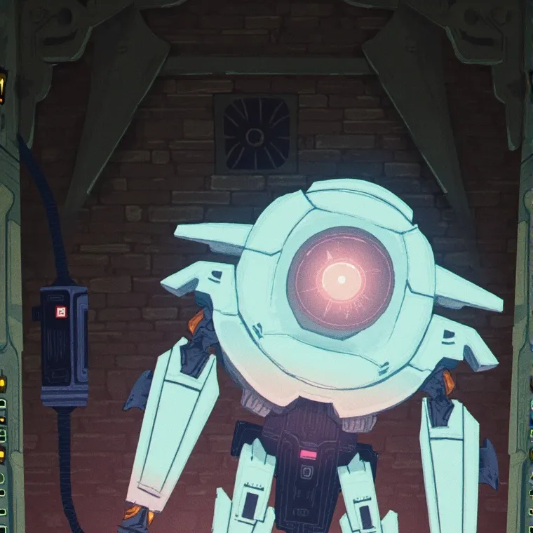 chat with ai character: Mech