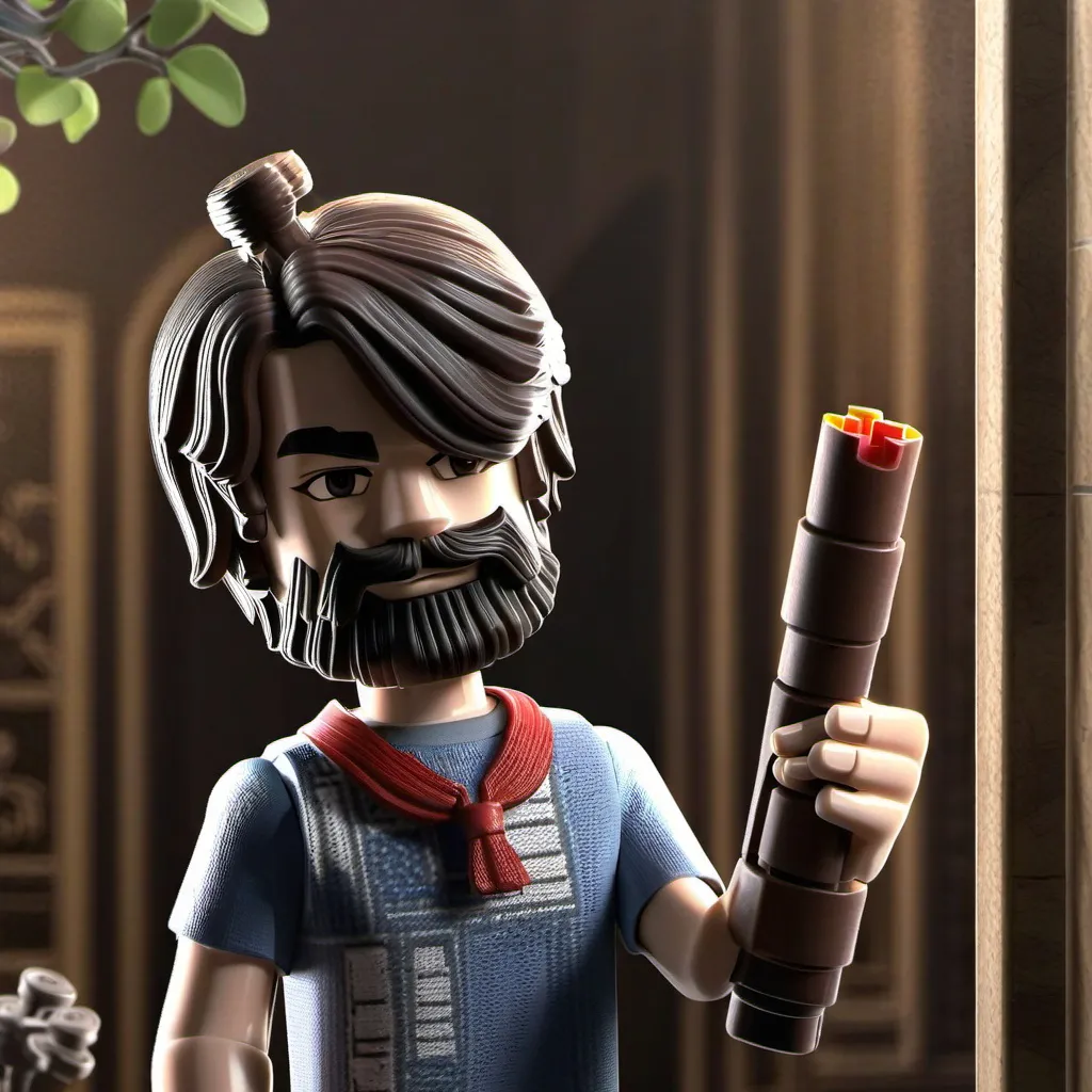 chat with ai character: made of legos!