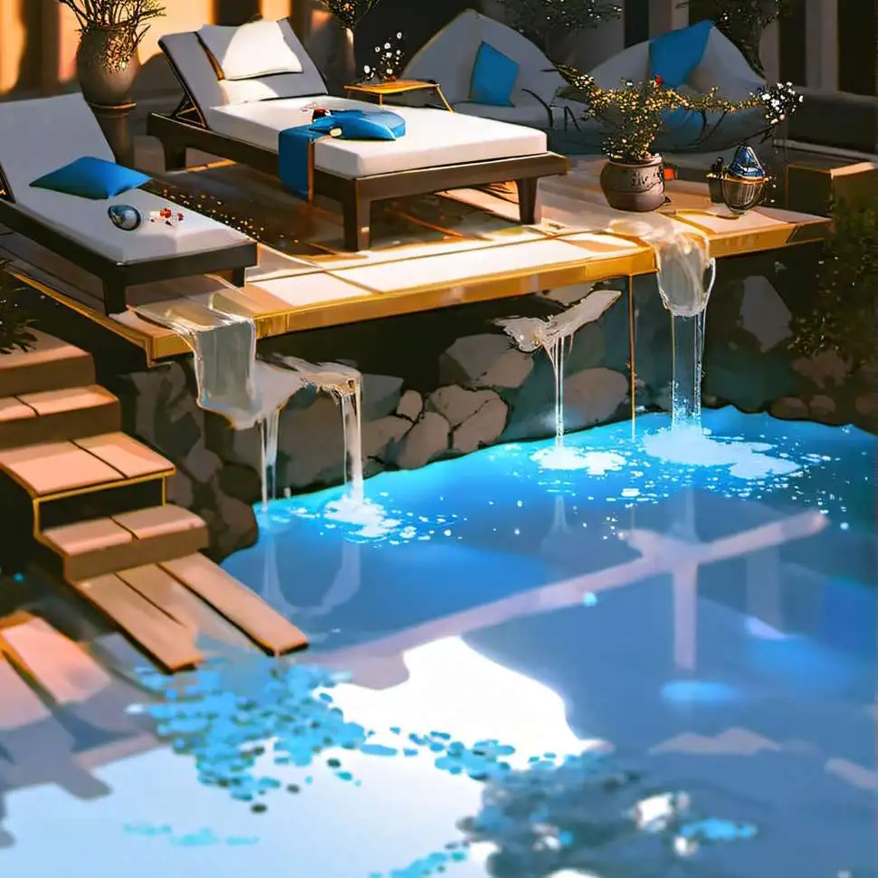 chat with ai character: Mha pool party