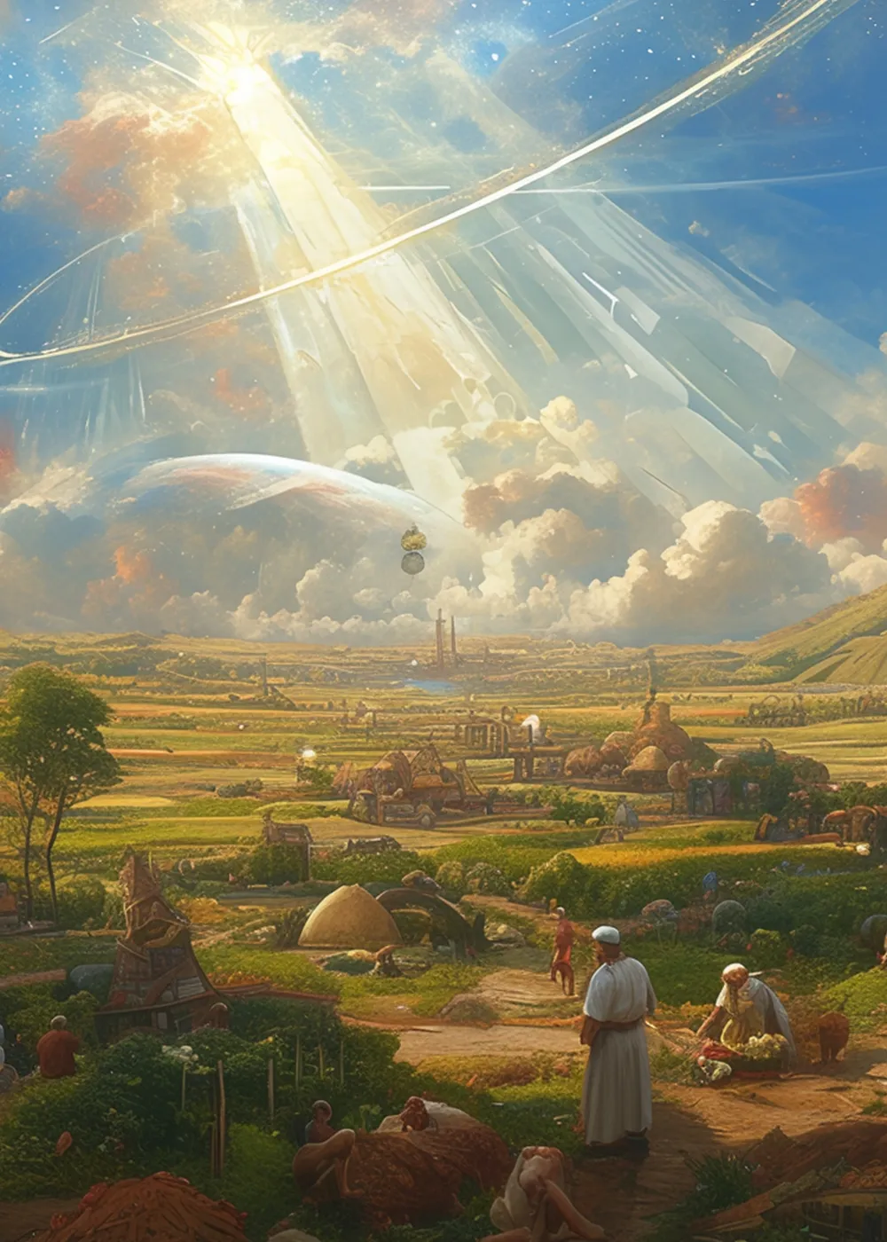 ai character: God Simulator background