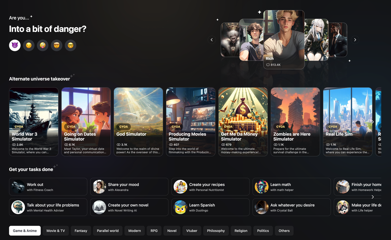 Talkie AI: Immerse yourself in the fascinating realm of roleplay AI