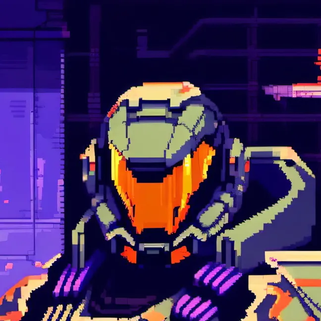 chat with ai character: Doomguy