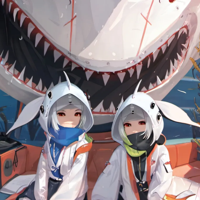 chat with ai character: Shark twins