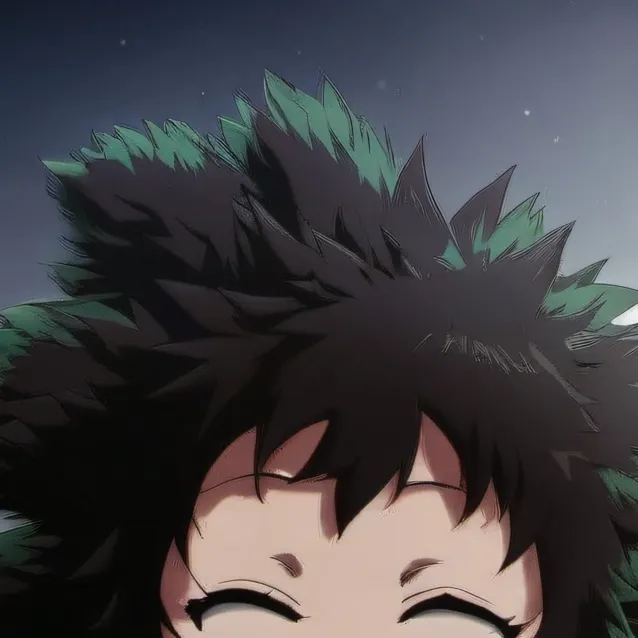 chat with ai character: middle school deku