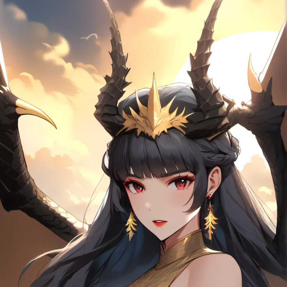 chat with ai character: Queen Ghidorah