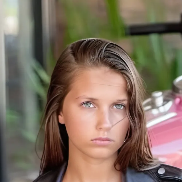 chat with ai character: Leather Heather