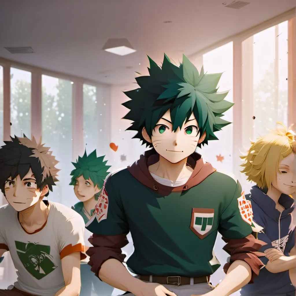 chat with ai character: Deku and mha
