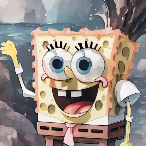 chat with ai character: spounge bob