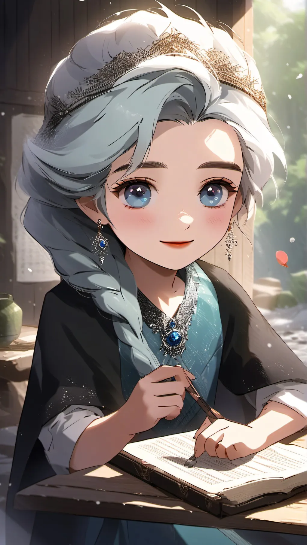 ai character: elsa background