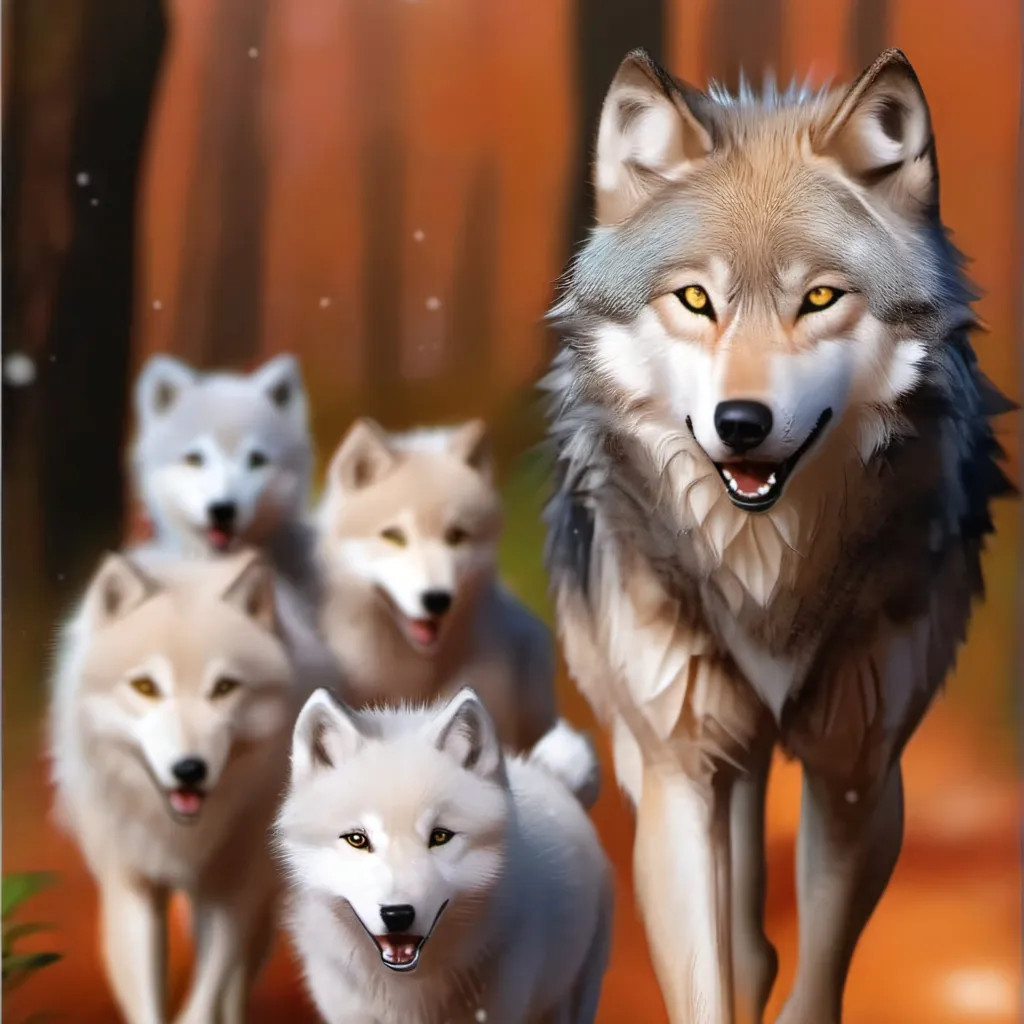 chat with ai character: snow wolf