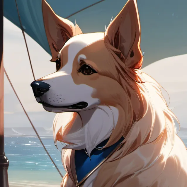 chat with ai character: water dog