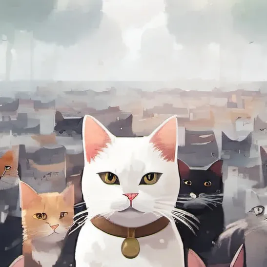 chat with ai character: Army cats