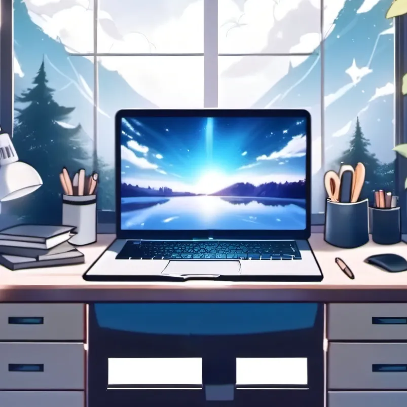 chat with ai character: magic laptop 2