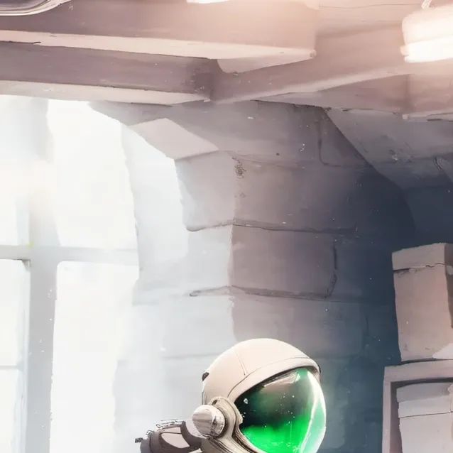 chat with ai character: green imposter