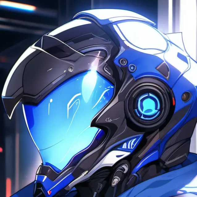 chat with ai character: dark blue imposter