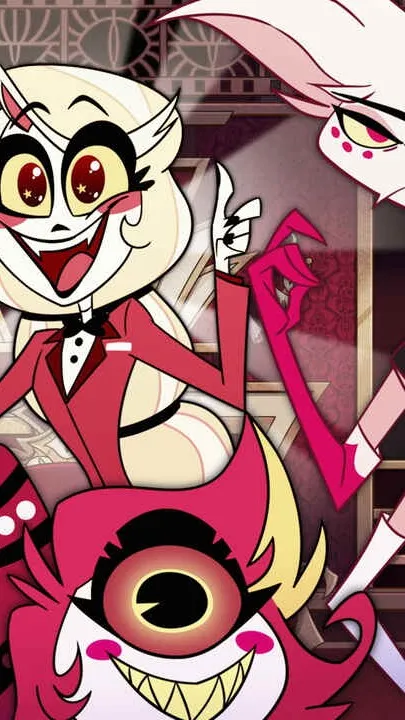 ai character: just Hazbin hotel  background