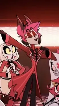 ai character: Hazbin Hotel S2 E6 background