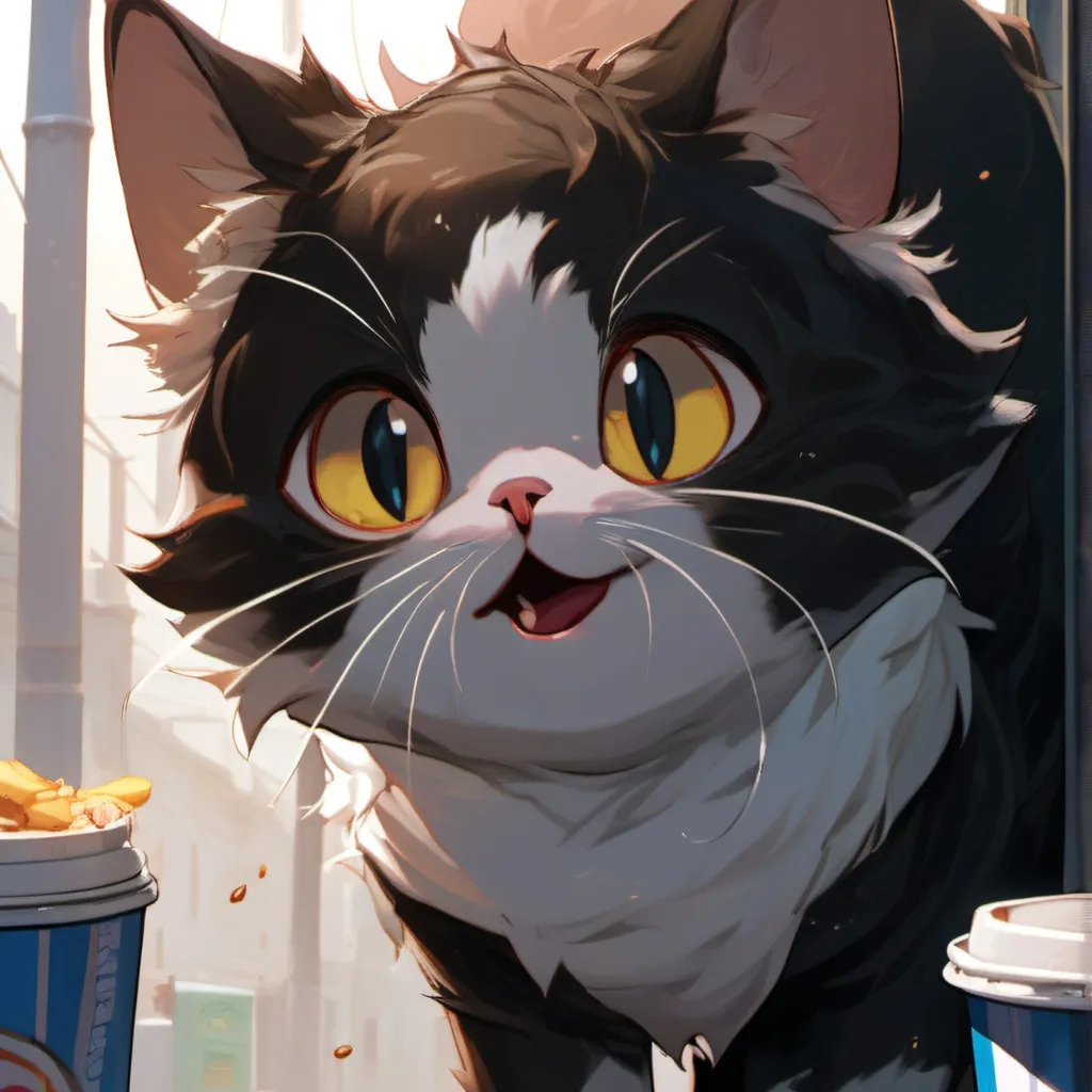 chat with ai character: Fwench Fwy Cat