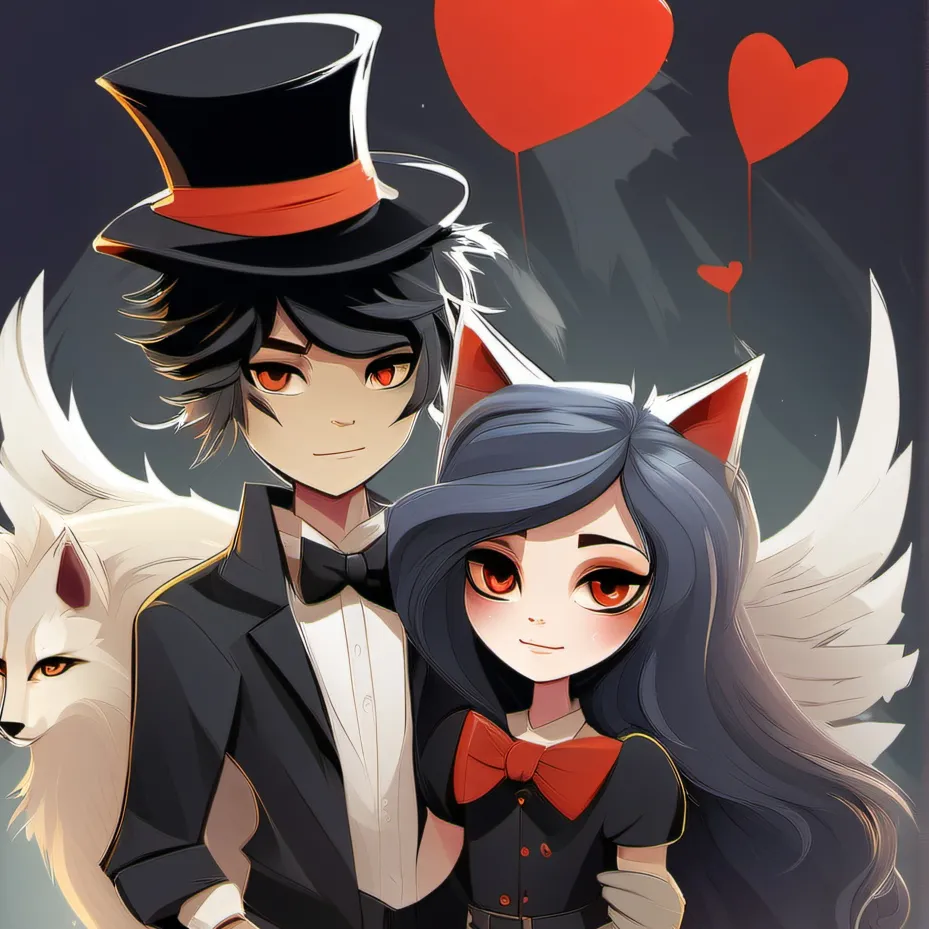 chat with ai character: Luna and husk