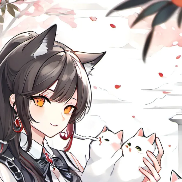 chat with ai character: lisa and the cat