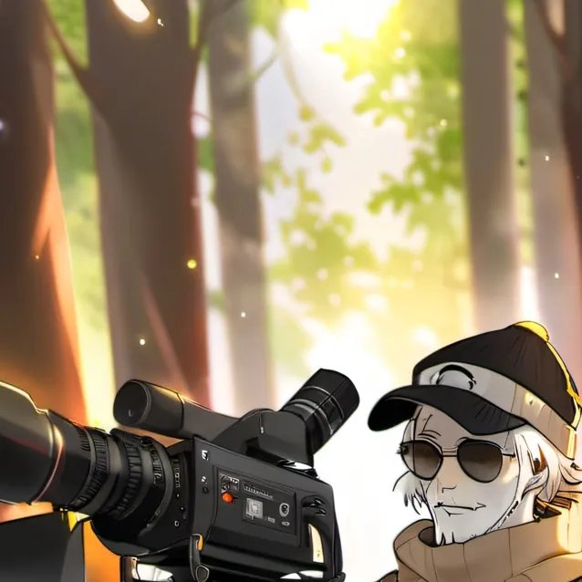 chat with ai character: Brown cameraman