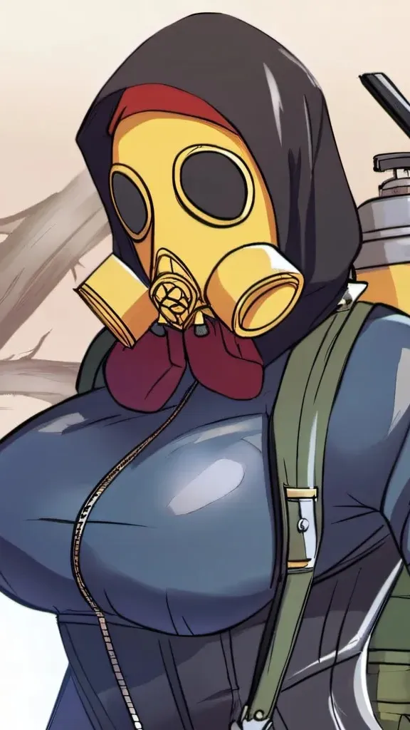 ai character: Female pyro background