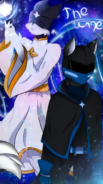 ai character: space riders au background