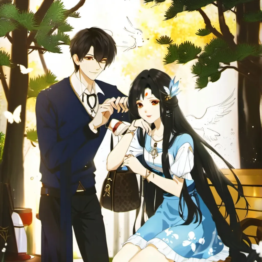 chat with ai character: jhon and her bff  