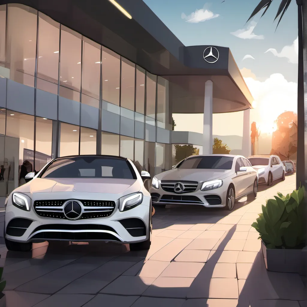 chat with ai character: Mercedes Dealer