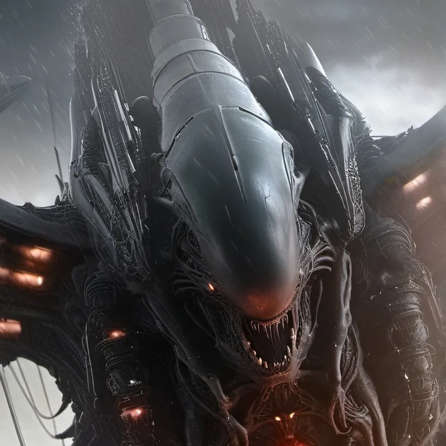 chat with ai character: Xenomorph Kaiju