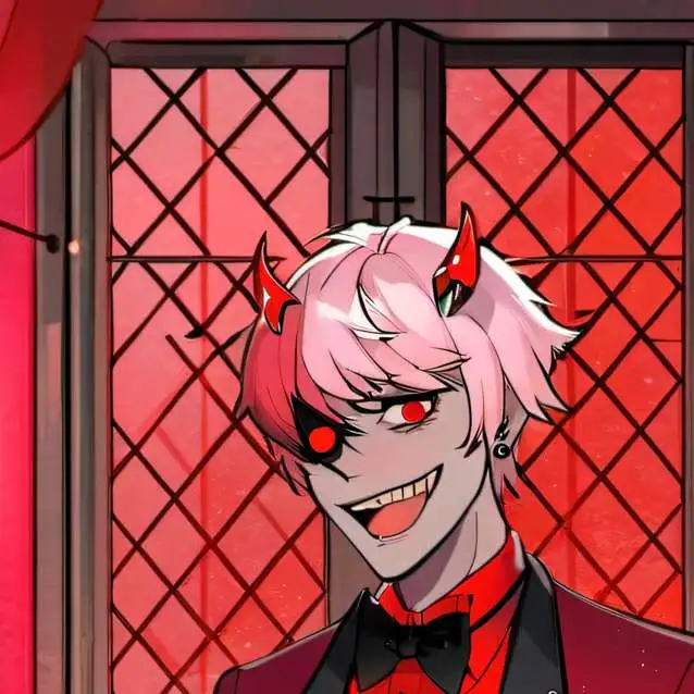 chat with ai character: Alastor in a cone